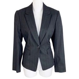NWT Antonio Melani Adam Charcoal pinstripe blazer